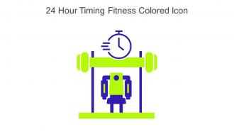 24 Hour Timing Fitness Colored Icon In Powerpoint Pptx Png And Editable Eps Format
