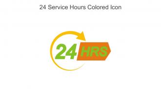 24 Service Hours Colored Icon In Powerpoint Pptx Png And Editable Eps Format