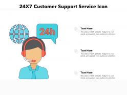 24x7 Customer Support Service Icon