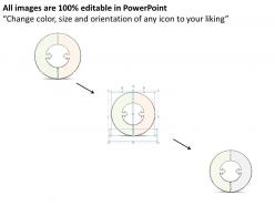 2502 business ppt diagram 2 factors comparison process powerpoint template