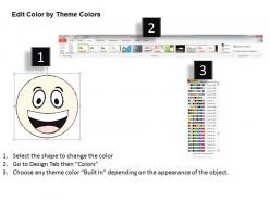 2502 business ppt diagram 3d illustration of surprised emoticon powerpoint template