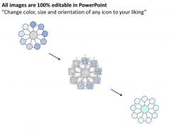 53276079 style circular hub-spoke 9 piece powerpoint presentation diagram infographic slide