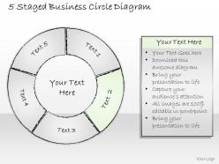 2502 business ppt diagram 5 staged business circle diagram powerpoint template