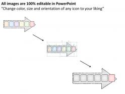 42153466 style linear single 6 piece powerpoint presentation diagram infographic slide