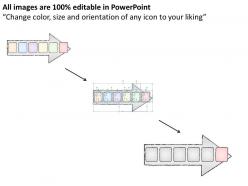 2502 business ppt diagram 6 concepts on an arrow powerpoint template