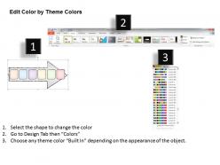 2502 business ppt diagram 6 concepts on an arrow powerpoint template