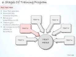 2502 business ppt diagram 6 stages of training program powerpoint template