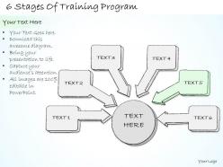 2502 business ppt diagram 6 stages of training program powerpoint template