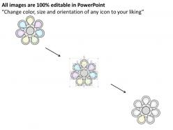 2502 business ppt diagram 7 staged hub and spoke diagram powerpoint template