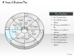 2502 business ppt diagram 8 steps of business plan powerpoint template