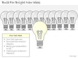 2502 business ppt diagram bulb for bright new ideas powerpoint template
