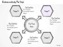 2502 business ppt diagram business continuity plan steps powerpoint template
