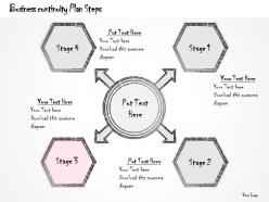 2502 business ppt diagram business continuity plan steps powerpoint template
