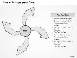 2502 business ppt diagram business diverging arrow chart powerpoint template