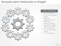 2502 business ppt diagram business gears mechanism 10 staged powerpoint template