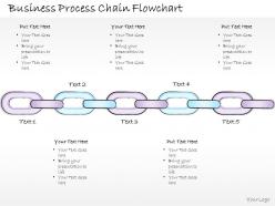 2502 business ppt diagram business process chain flowchart powerpoint template