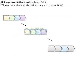 93671506 style linear single 4 piece powerpoint presentation diagram infographic slide