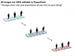 2502 business ppt diagram businessmen climbing corporate ladder powerpoint template