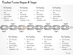2502 business ppt diagram chains flowchart process diagram 8 stages powerpoint template