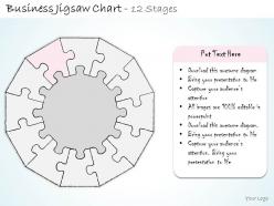 2502 business ppt diagram circualr business jigsaw chart powerpoint template