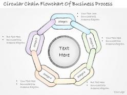 2502 business ppt diagram circular chain flowchart of business process powerpoint template
