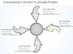 2502 business ppt diagram converging 4 arrows to single process powerpoint template