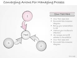 2502 business ppt diagram converging arrows for managing process powerpoint template