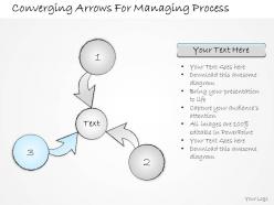 2502 business ppt diagram converging arrows for managing process powerpoint template