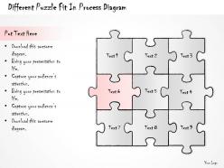 2502 business ppt diagram diffrent puzzle fit in process diagram powerpoint template