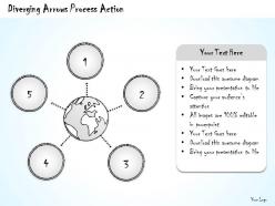 2502 business ppt diagram diverging arrows process action powerpoint template