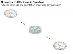 41833309 style division pie-jigsaw 5 piece powerpoint presentation diagram infographic slide