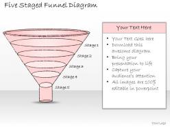2502 business ppt diagram five staged funnel diagram powerpoint template
