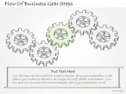 2502 business ppt diagram flow of business gear steps powerpoint template