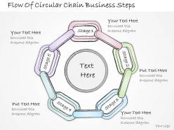 2502 business ppt diagram flow of circular chain business steps powerpoint template