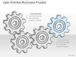 2502 business ppt diagram gear diaram business process powerpoint template