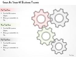 2502 business ppt diagram gears as steps of business process powerpoint template