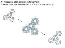 97356922 style variety 1 gears 4 piece powerpoint presentation diagram infographic slide
