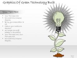 2502 Business Ppt Diagram Graphics Of Green Technology Bulb Powerpoint Template