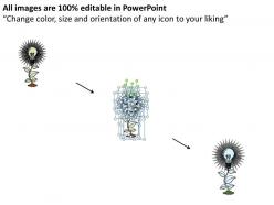 2502 business ppt diagram graphics of green technology bulb powerpoint template