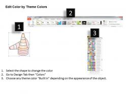 2502 business ppt diagram graphics of traffic cones powerpoint template