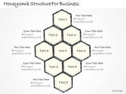 2502 business ppt diagram honeycomb structure for business powerpoint template