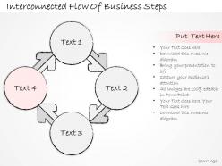 2502 business ppt diagram interconnected flow of business steps powerpoint template
