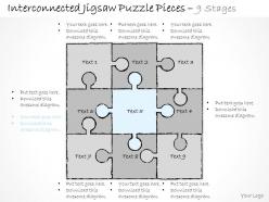 11116535 style puzzles matrix 1 piece powerpoint presentation diagram infographic slide