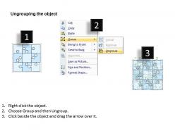 11116535 style puzzles matrix 1 piece powerpoint presentation diagram infographic slide