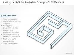 2502 business ppt diagram labyrinth rectangular complicated process powerpoint template