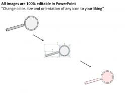 2502 business ppt diagram magnifying glass on text box powerpoint template
