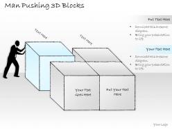 2502 business ppt diagram man pushing business blocks powerpoint template
