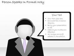 2502 business ppt diagram person speaks in formal way powerpoint template