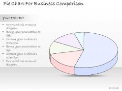 2502 business ppt diagram pie chart for business comparison powerpoint template