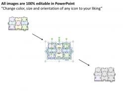 58111794 style puzzles matrix 1 piece powerpoint presentation diagram infographic slide